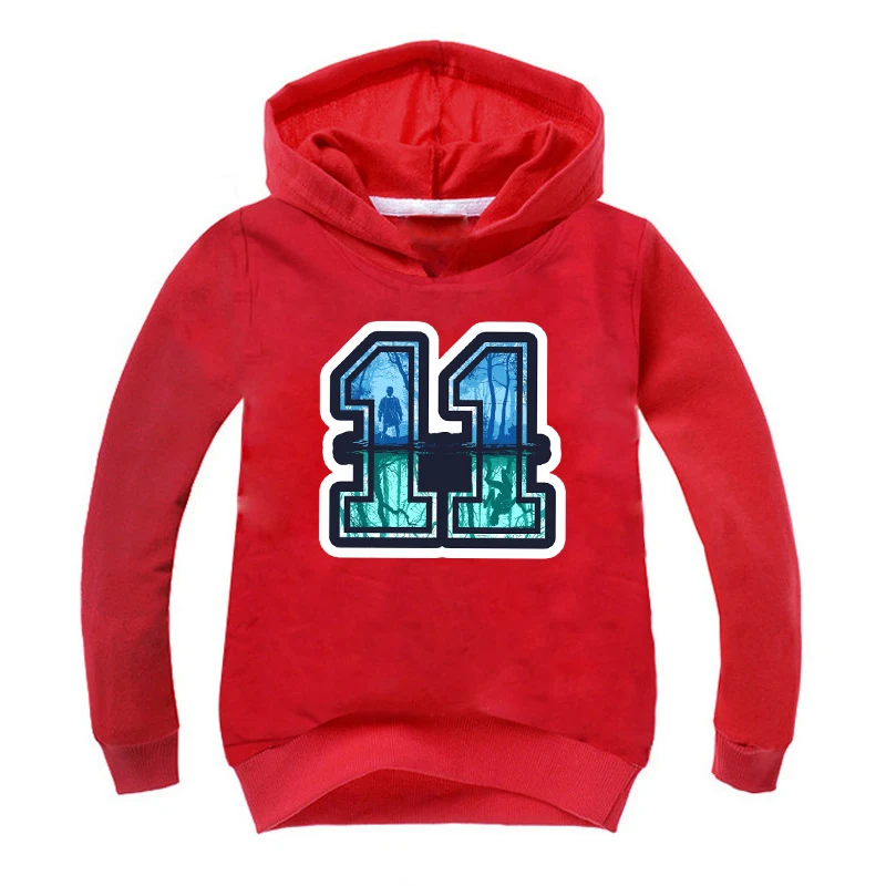 Детский свитер; толстовки с капюшоном; сезон весна-осень; Одежда для маленьких девочек и мальчиков с принтом «странные вещи»; спортивная одежда; светящаяся одежда; Moletom Infantil Baju