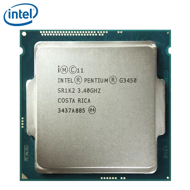 Двухъядерный процессор Intel Pentium G3450 3,4 GHz 3M 53W LGA 1150 cpu, протестированный рабочий