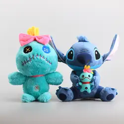 25-30 см Kawaii Lilo and Stitch Scrump Плюшевые куклы игрушки мягкие животные игрушки для детей подарок на день рождения