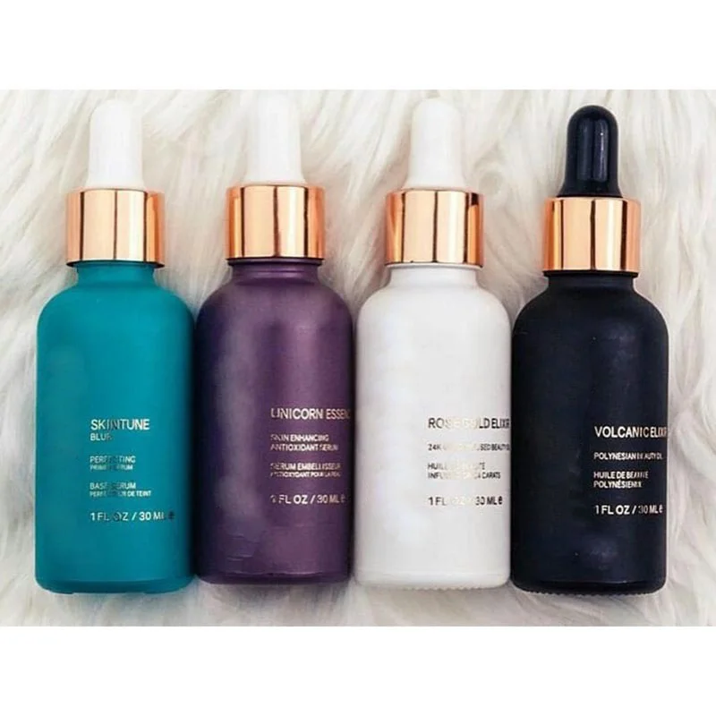 

Rose Gold Face Primer Moisturizing Volcanic Radiating Elixir Elixir Featured Pores Moisturizing Oil Essence skin care Makeup