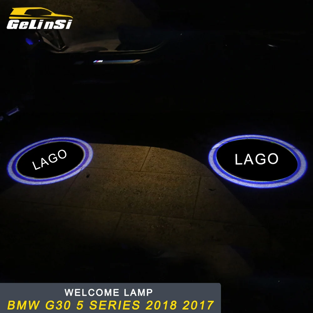 

GELINSI Auto Car Welcome lamp door light Accessories For BMW G30 5 series 2018