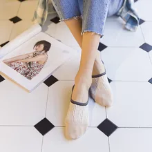 10 пар весенних и летних Хлопковых Носков, невидимые женские дышащие носки разных цветов