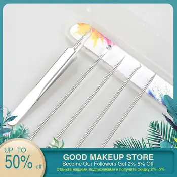 

4/5/6/7 PCS SET Black Dot Pimple Blackhead Remover Needles Pimple Acne Extractor Black Head Pore Cleaner Deep Cleansing Tool