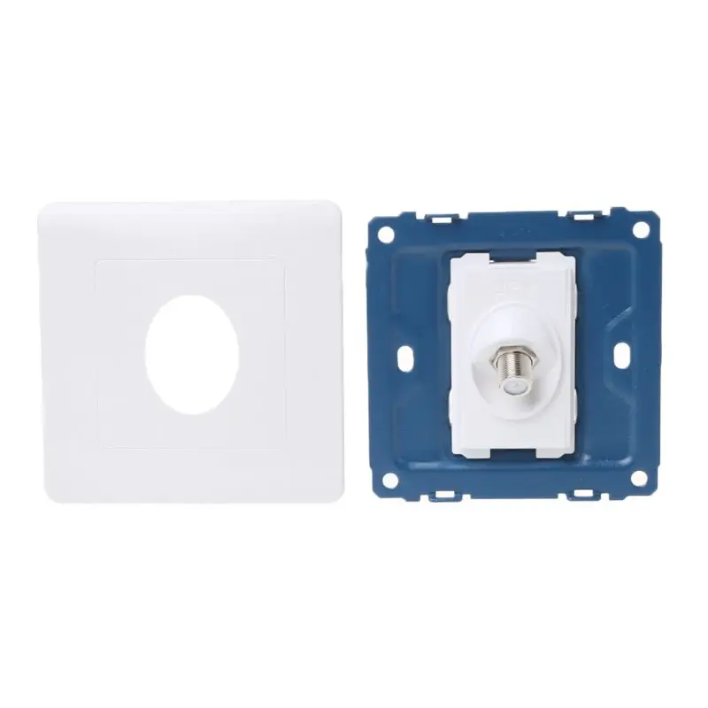 

UK Standard Satellite Television Socket 86 Type Power Outlet White Panel