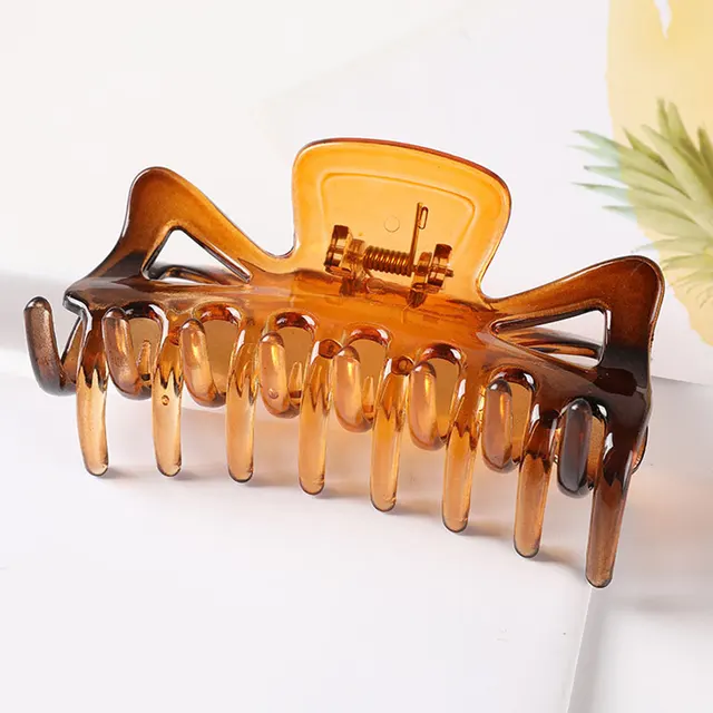 1PC Barrettes  Hair Claw For Women Acrylic Hairpins Hair Crab Claws Girls Make UP Washing Tool Accessories Women Hair Clips 2021 50