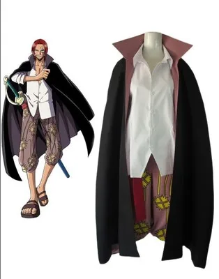 Аниме один предмет Shanks костюм для косплея крутой мальчиков и девочек Kawaii полный