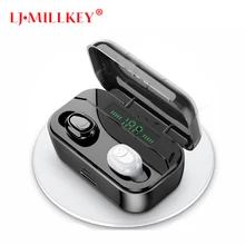 Mini TWS kablosuz bluetooth 5.0 Kulaklık spor müzik kulaklık Airdots Kulaklık Gürültü Iptal oyun kulaklığı YZ283(China)