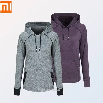 

New XiaoMi ZENPH Woman soft high elastic Running Workout Fitness Training Tracksuit Long Sleeves Shirts female Sport Suit