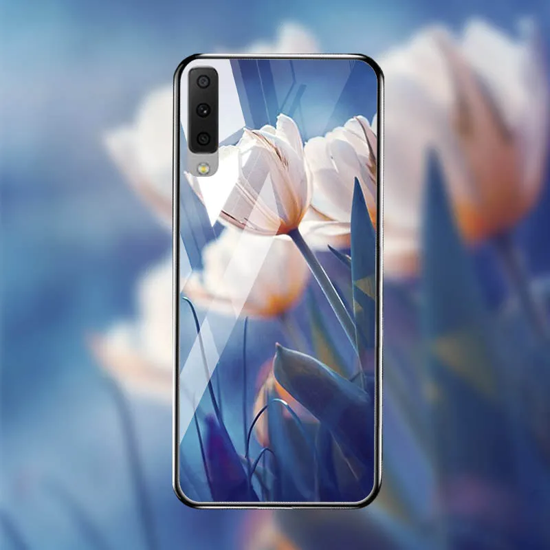 M028 Закаленное Стекло чехол для samsung A70 A40 A50 A50s A90 5G чехол s Fundas samsung Galaxy A7 A6 A8 плюс M30s M20 M30 M10 чехлы - Цвет: M028
