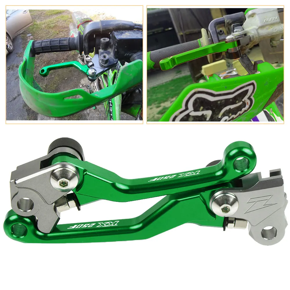 

Кроссовый мотоцикл для KAWASAKI KX250F KX 250F KX250 F 2004 2005-2018, аксессуары для мотоциклов, рычаг тормоза, сцепления, поворотный рычаг, мотокросс