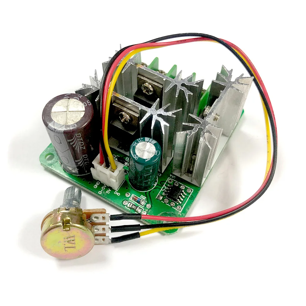 15A ШИМ 6V-90V контроллер скорости двигателя постоянного тока 6 в 12 В 24 36 48V 72V 90V