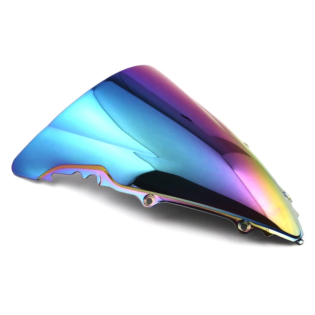 Psler Motocicleta Wave Parabrisas Shield Viento Protector De Parabrisas Para YZF 600 R6 1999-2002 (Iridio