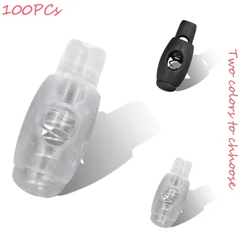 

100 PCS Face Mask Rope Retractable Buckle Adjustable Buckle Elastic Buckle Accessories Clothes Plastic Push Lock