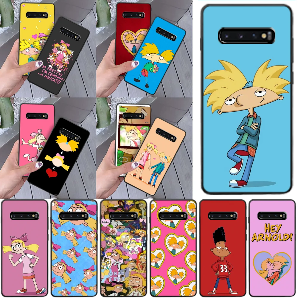 

LJHYDFCNB Hey Arnold Customer High Quality Phone Case for Samsung S9 plus S5 S6 edge plus S7 edge S8 plus S10 E S10 plus