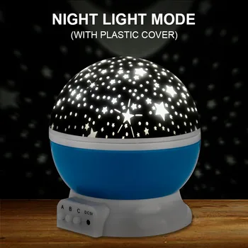 Sky Projector Star Moon Galaxy Night Light For Children Kids Bedroom Decor Projector Rotating Nursery Night Light LED Baby Lamp 2