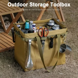 Large Capacity Handbag Outdoor Camping Travel Tools Storage Bag Portable Folding Shopping Bags Organizer Firewood Package