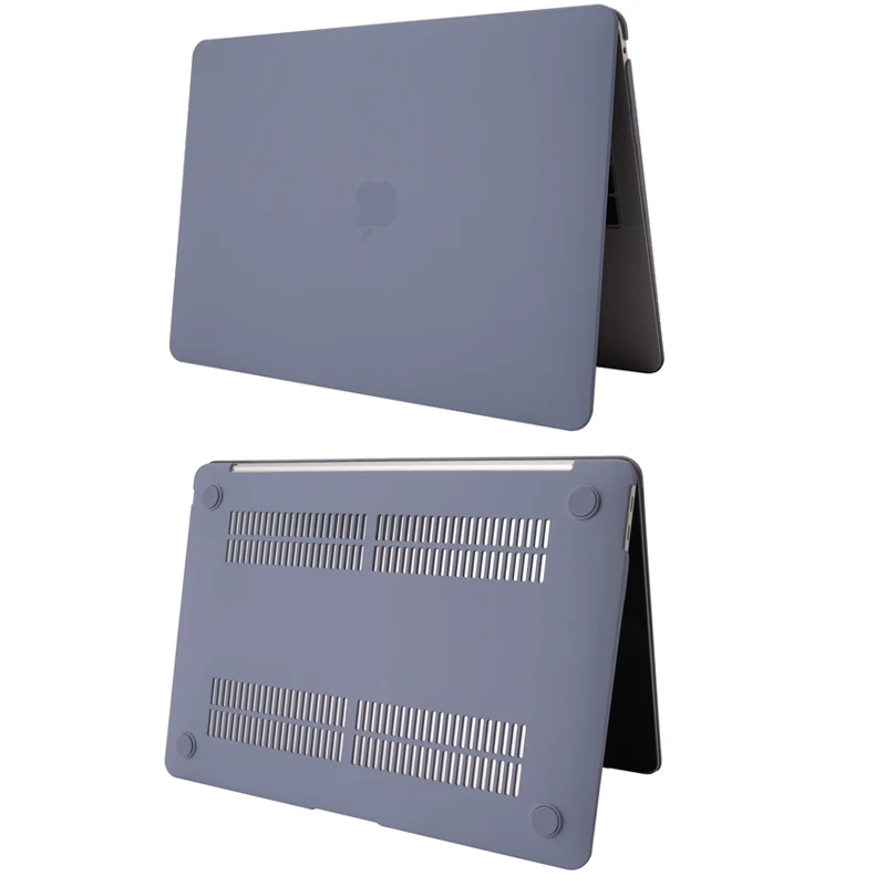 Для MacBook Pro retina Air ультра-крем для похудения серии чехол для ноутбука 11 12 13 15, для Mac Air 13,20018 Pro 13,3 15 чехол - Цвет: Lavender ash