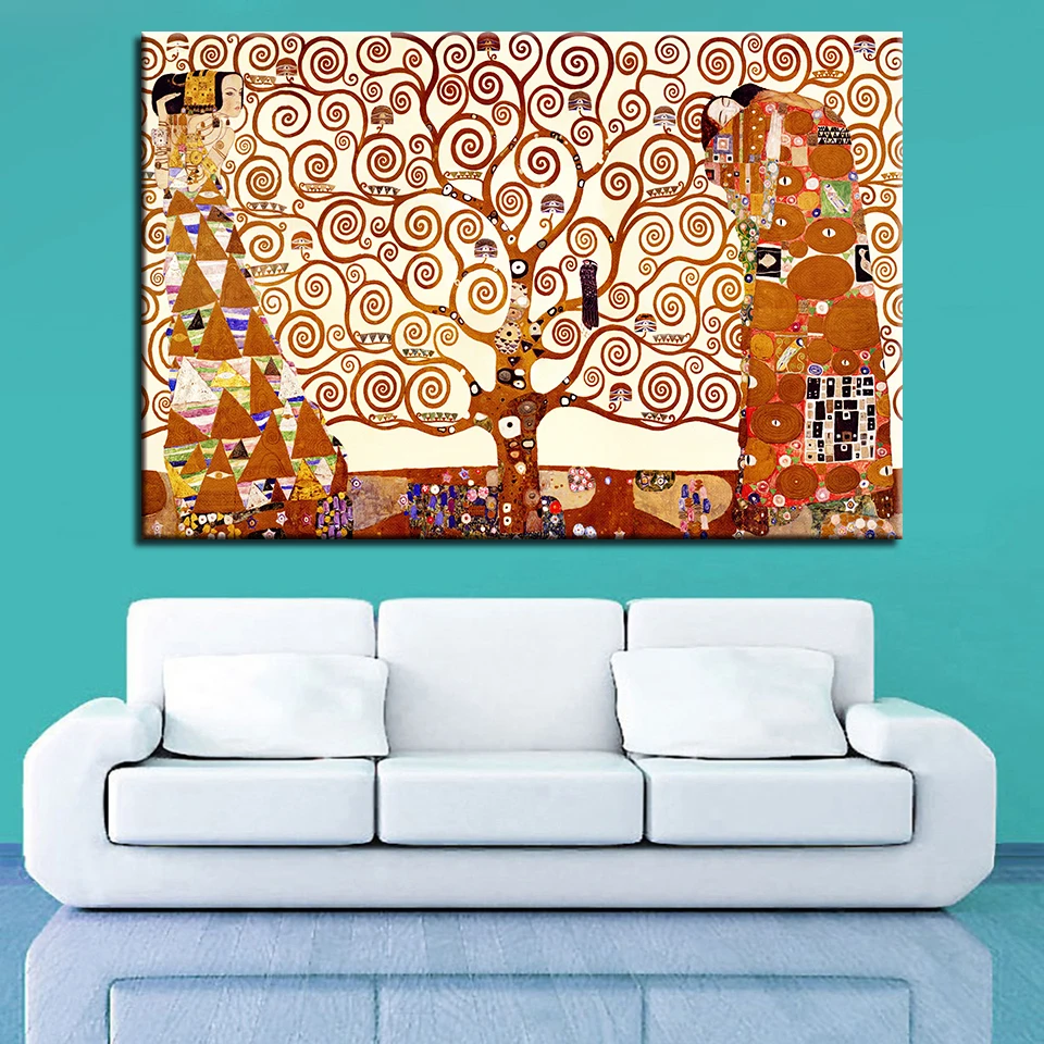

Wall Art HD Prints Home Decor 1 Pieces Tree Sunset Canvas Painting Landscape Modular Pictures Scenery For Bedroom Artwork Poster
