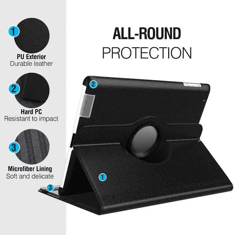 Mokoemi Fashion 360 Rotate Stand Case For Samsung Galaxy Tab S5e T720 T725 Tablet Case Cover-1