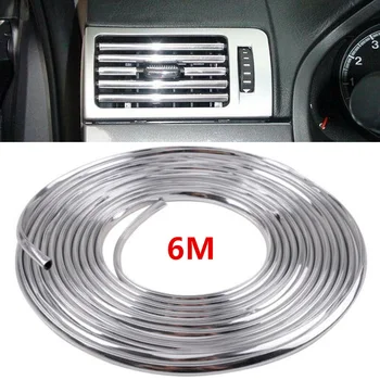 

Accessories Molding Strip U-profile Chrome Anti Scratch Universal Silver