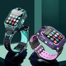 2022 crianças relógio inteligente crianças telefone relógio smartwatch para meninos meninas com cartão sim foto à prova dip67 água ip67 presente para ios