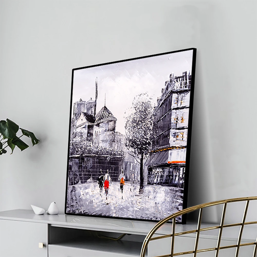 Black White City Street Scenery Canvas Painting Calligraphy Poster And Print Home Decor Picture for Living Room Bedroom Bathroom Black White City Street Scenery Canvas Painting Calligraphy Poster And Print Home Decor Picture for Living Room Bedroom Bathroom