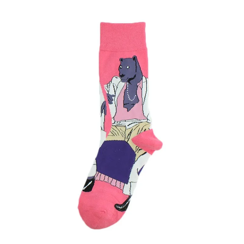 Tycoon Mogul Носки для взрослых унисекс для женщин и мужчин Наруто морская змея Ворон грифы печатка взрывается бум бикини спортивная одежда наряд в стиле панков странные вещи - Цвет: Tycoon Mogul
