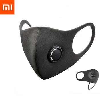 

3PCS XIAOMI Mask AirPOP Balck Breathable Face Mouth Masks With Ventilating Valve Protective Face Mask Block 97% PM0.3/ PM2.5