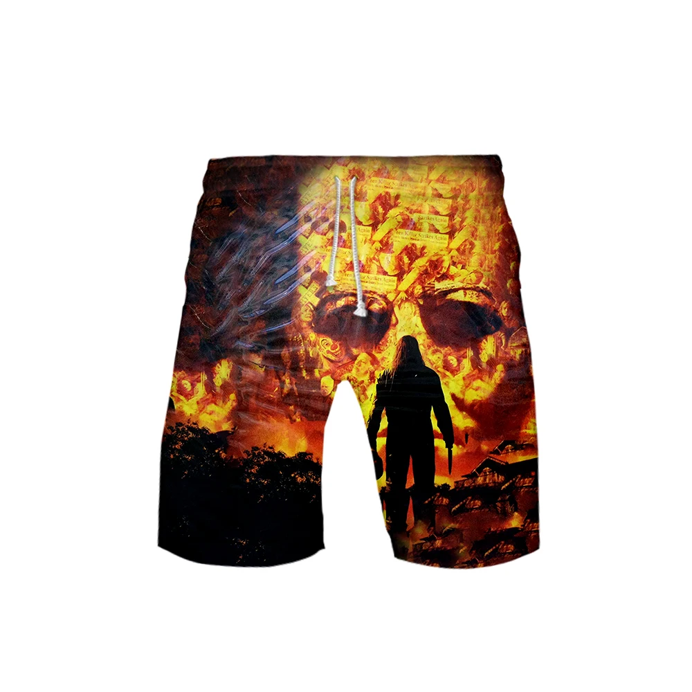 Мужские спортивные баскетбольные шорты для бега на Хэллоуин, байкерские шорты для бега, 3D принт, дропшиппинг и