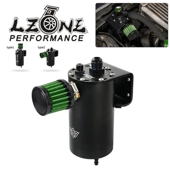 

LZONE - Universal Air Oil Separator Catch Can Return Diesel and Petrol Engine Two AN4 & AN10 Capacity of 240mL JR-TK95