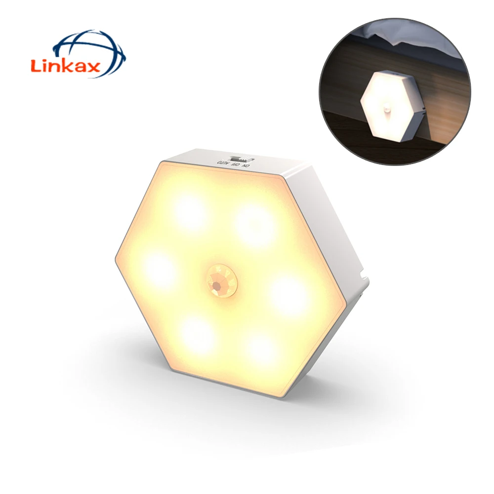 ИК инфракрасный датчик движения Ночной светильник Светодиодные светильники для