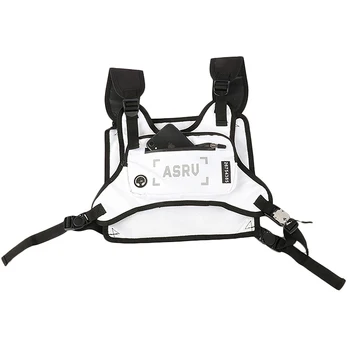 

AUAU-ASRV Outdoor Sports Men Chest Bag Multi-Function Waterproof Pockets Streetwear Mobile Phone Bags Small Backpack