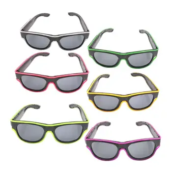 

Colorful Flashing Neon Illuminating Glasses Wire LED Glasses For Parties, Halloween, Carnival, Bar Concert Venues Props