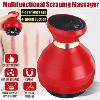 

Electric Scraping Instrument Body Massager Cupping Acupoints Vacuum Gua Sha Device Healthy Care Beauty Salon Relieve Stress