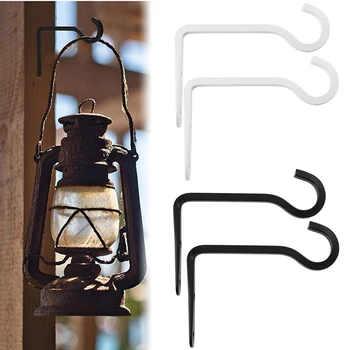 

Iron Wall Hanging Rack Flower Hook Bracket Hanger Art Plant Holder Garden Decor For Indoor And Outdoor Environments