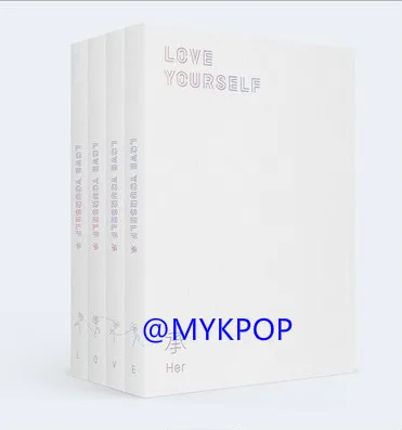 

[MYKPOP]~100% OFFICIAL ORIGINAL~ HOT-BOYS: LOVE YOURSELF - Her, Photo Book+Post Card+Mini Book,SA19092305