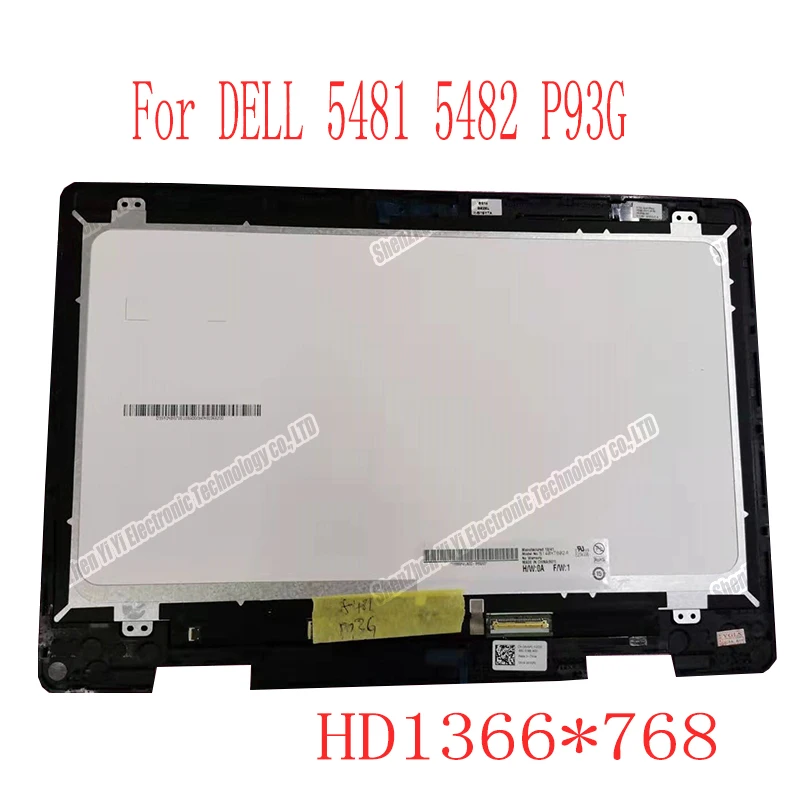 B140XTB02.0 для Dell Vostro 14 5000 Vostro 5481 5482 P93G ЖК-дисплей с сенсорным экраном дигитайзер полная сборка с рамкой