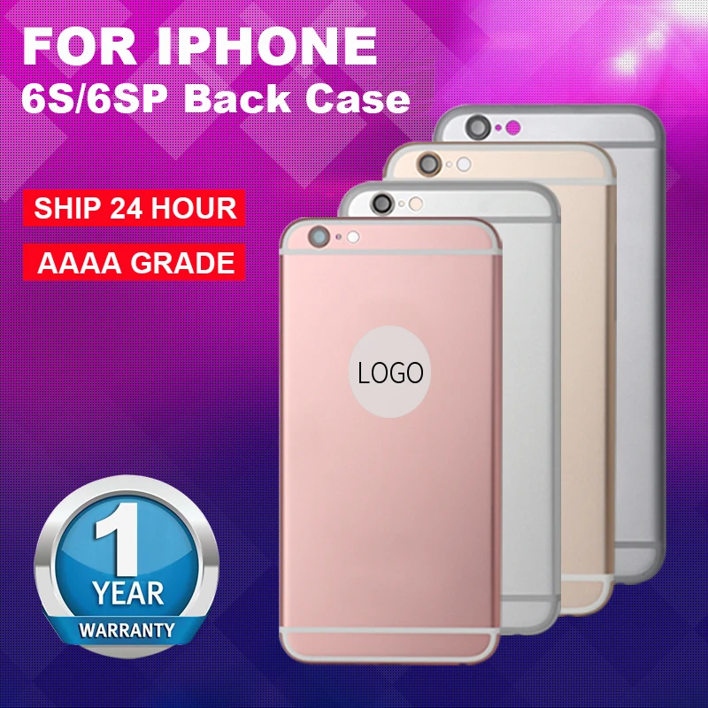 

High Quality Case For IPhone 6S 6SPlus Middle Frame Replacement Back Case For Iphone 6SP With Logo