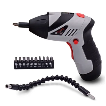 

GOXAWEE 4.8V Electric Screwdriver Cordless Electric Mini Drill Lithium-Ion Battery Operated Rechargeable Power Tools Sets