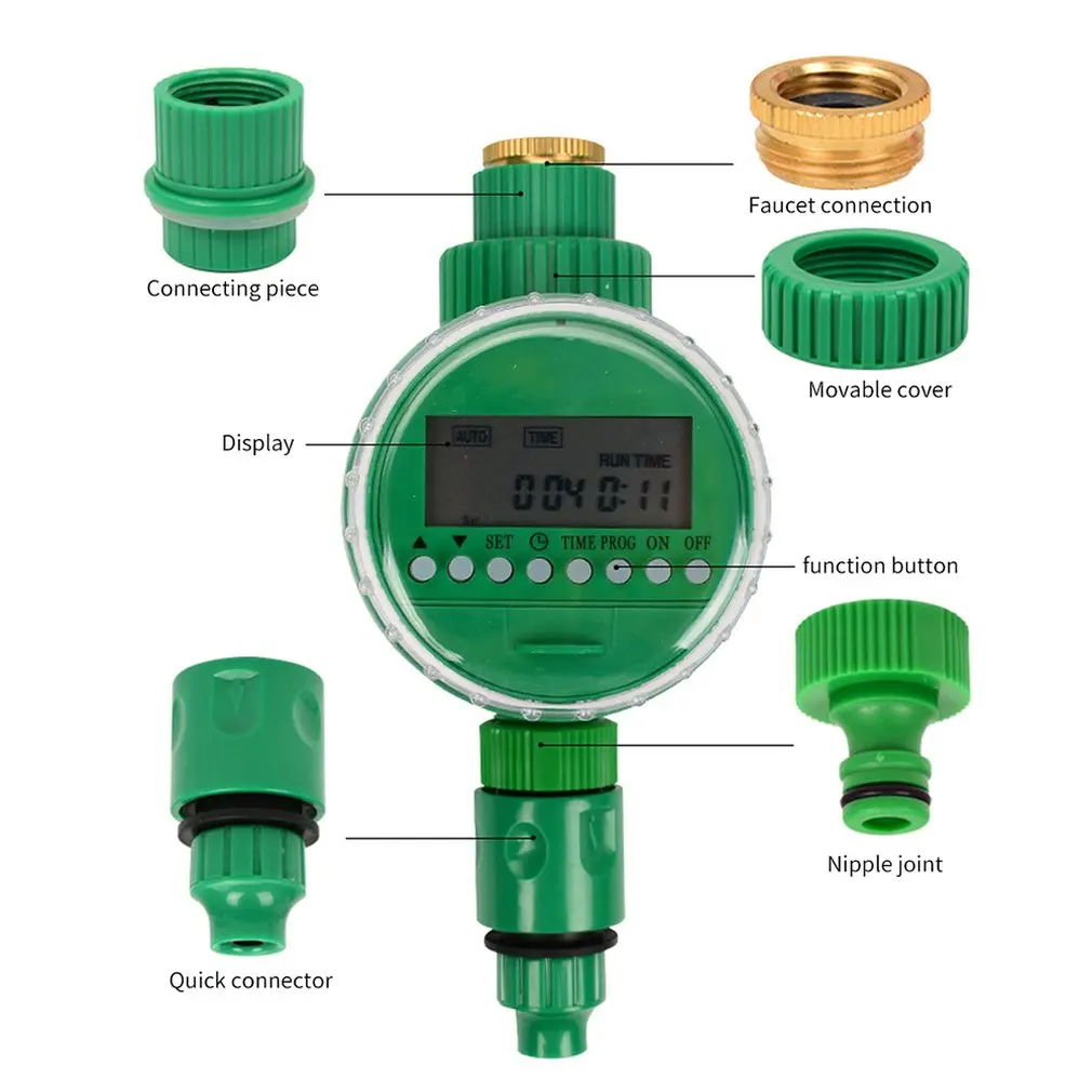 Автоматический таймер полива сада теплицы растения травы цифровой электронный таймер полива