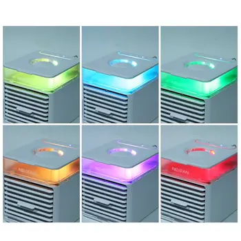 

Mini air cooler USB desktop office small air conditioning fan home cooling small fan Mini colorful air cooler