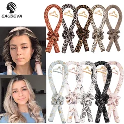 Heatless Hair Curler Heatless Curling Rod Headband Lazy Curler Ribbon Hair Rollers Heatless Spiral Pear Flower Curling Hair Care