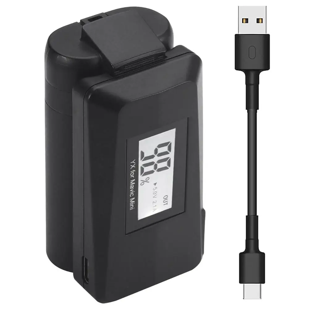 Mavic Mini Digital Display USB Charging With TYPE C Cable For DJI Mavic Mini Drone dji