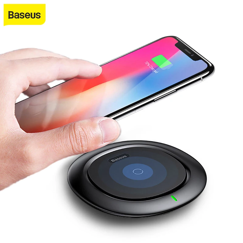 Baseus QI Беспроводное зарядное устройство для iPhone X 8 Samsung Galaxy S9 S8 мобильный телефон