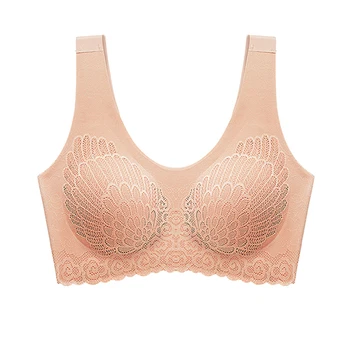 

5D Wireless Contour Bra Lace Breathable Underwear Seamless for Sports Running UND Sale
