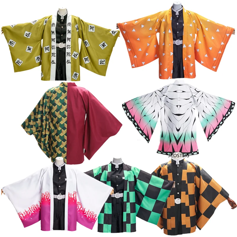 Demon Slayer Kimetsu no Yaiba Kochou Shinobu Kamado Tanjirou накидка для косплея Tomioka Giyuu Agatsuma Zenitsu