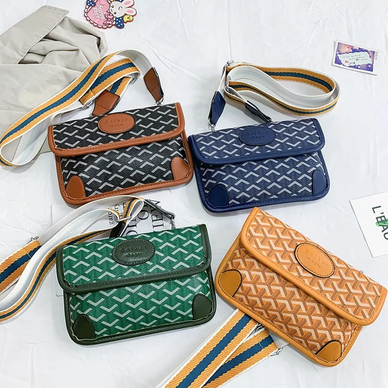 

2019 New Style Autumn Fashion Broadband Shoulder Bag Versatile Women's Shoulder Square Sling Bag Ribbon Wallet Trend Chest Pack