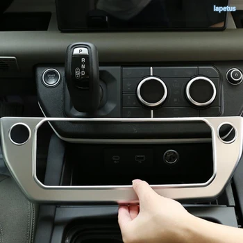 

Lapetus Interior Transmission Gear Shift Box Panel Cover Trim 1Pcs Fit For Land Rover Defender 110 2020 2021 Matte Accessories
