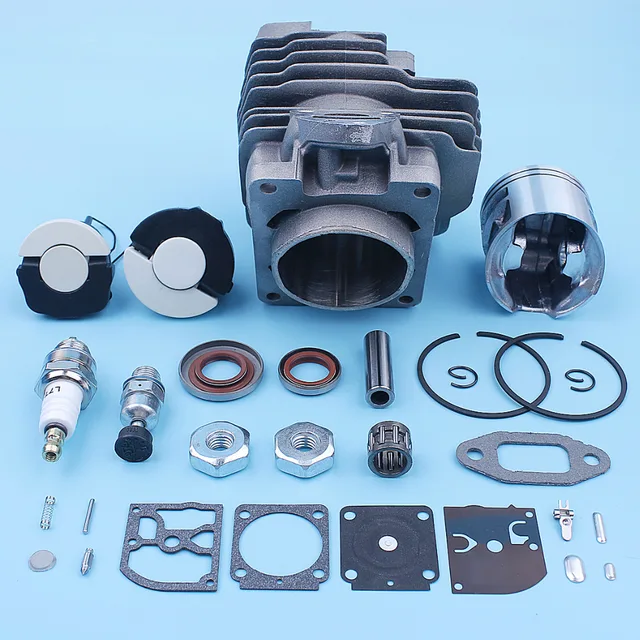 Stihl Kettensäge SYQUEST 44,7 Mm Zylinderkolben Öldichtung Zündkerzen-Kit For Stihl MS261 MS 261 MS261C Kettensäge 1141 020 1200 Ersatz Ersatzteile Zylinderkolbensatz Husqvarna Akku Kettensäge