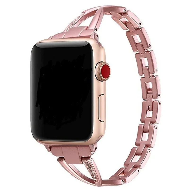 Модный X острый браслет из нержавеющей стали I Watch band 38 мм 42 мм Apple Watch для серии Apple Watch 1 2 3 4 5